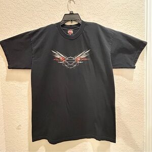 Vintage Harley-Davidson CORPUS  CHRISTI, TEXAS—Men's XL  Black T-Shirt—-2000